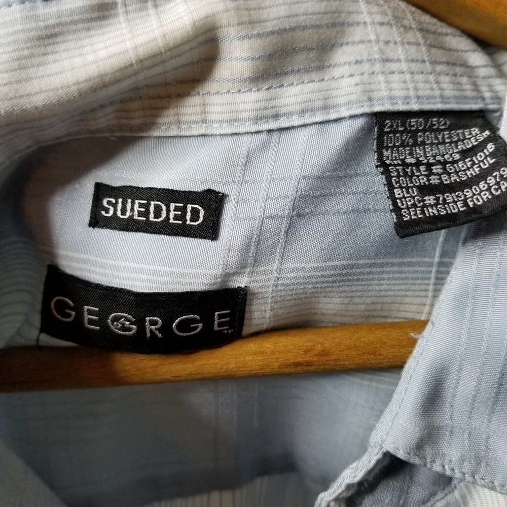 Men's George Sueded Button Down - Picture 5 of 5